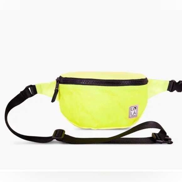LOLA Large Moonbeam Bum Bag Neon Green or Pink - Picture 1 of 7